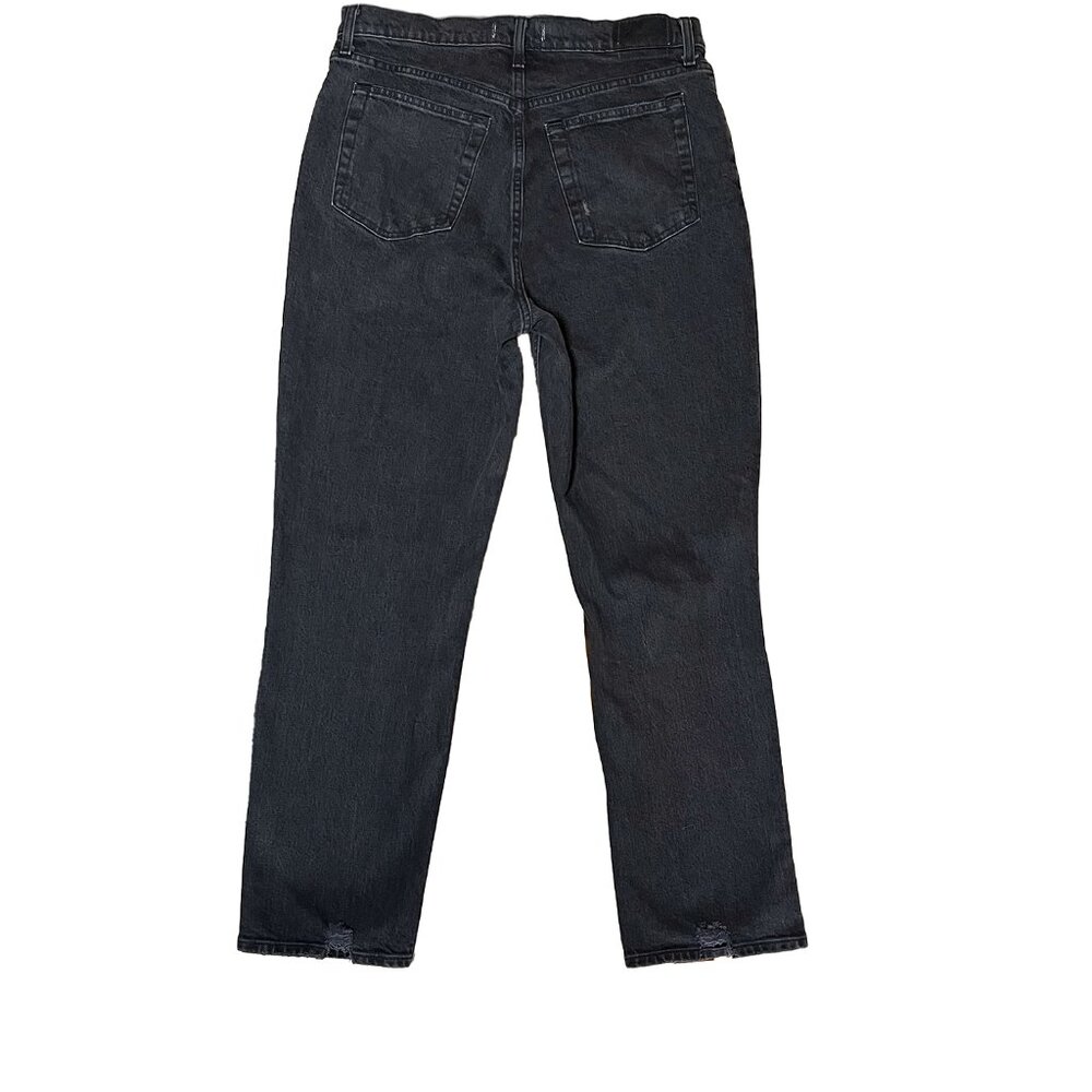 Abercrombie & Fitch Women's Ultra High Rise 90s Straight Jean Black 32/14R - Picture 5 of 11
